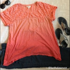 🛍Style & Co. Coral Top Size 2X